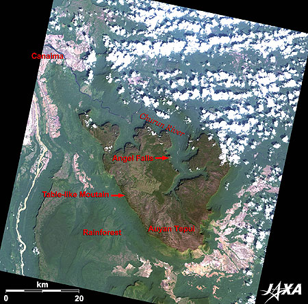Angel Falls and Its Vicinity
