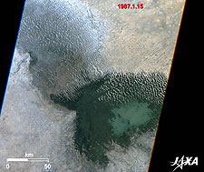 Images of Lake Chad in 1987