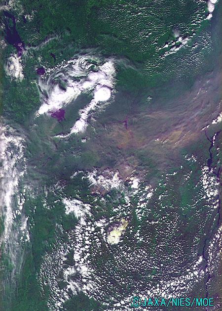 Enlarged Image Around Moscow on August 2, 2010