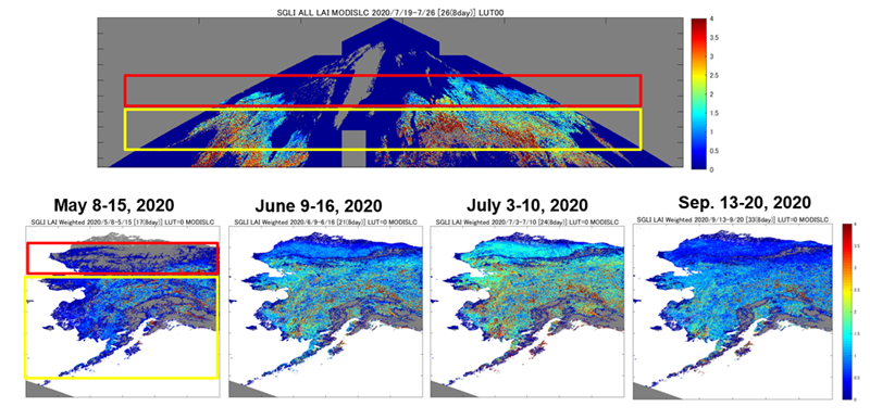 “SHIKISAI” (GCOM-C) marks the fifth year since its successful launch: Achievements in the terrestrial environment thumbnail image