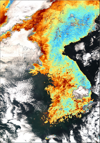 Japanese Satellites Contribute to Improving Accuracy of PM2.5 Concentration Prediction thumbnail image