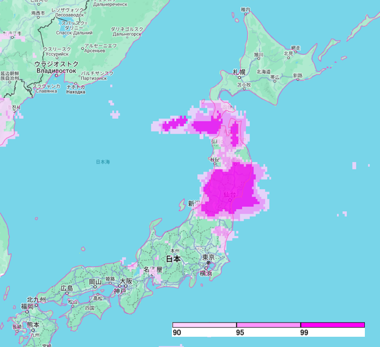 Monitoring and forecasting damage from heavy rainfall in the Tohoku region by combining satellite data and simulations thumbnail image