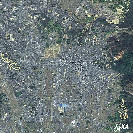 奈良市中心部の拡大画像