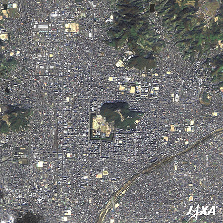 松山市の拡大画像