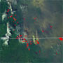 シベリア・アラスカ、北方森林にて森林火災が延焼中〜森を守る光学観測衛星 サムネイル画像