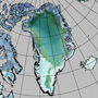 グリーンランド氷床　春の大融解 サムネイル画像