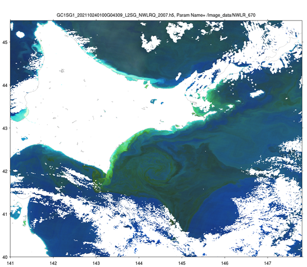 海洋資源管理に不可欠な気候変動影響の把握<br/>～海の色の変化を監視する「しきさい」～ サムネイル画像