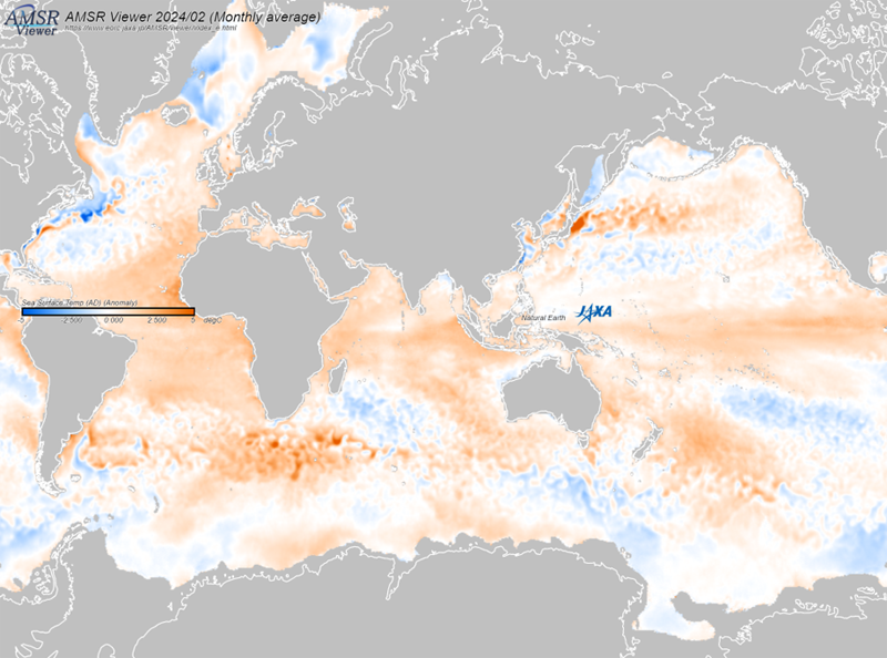 【速報】全球平均海面水温がAMSRシリーズでの観測史上最高値を更新中 サムネイル画像