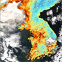 PM2.5濃度予測の精度向上に貢献する日本の人工衛星 サムネイル画像